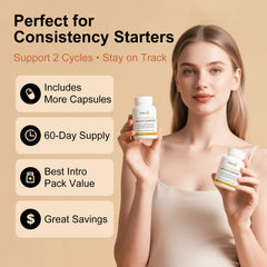 4-in-1 Women’s Hormonal Balance Complex Supplement | Rosehip, Pueraria & Evening Primrose with Soy Isoflavones | Menstrual Cycle, Menopause, Energy Level & Healthy Skin Support