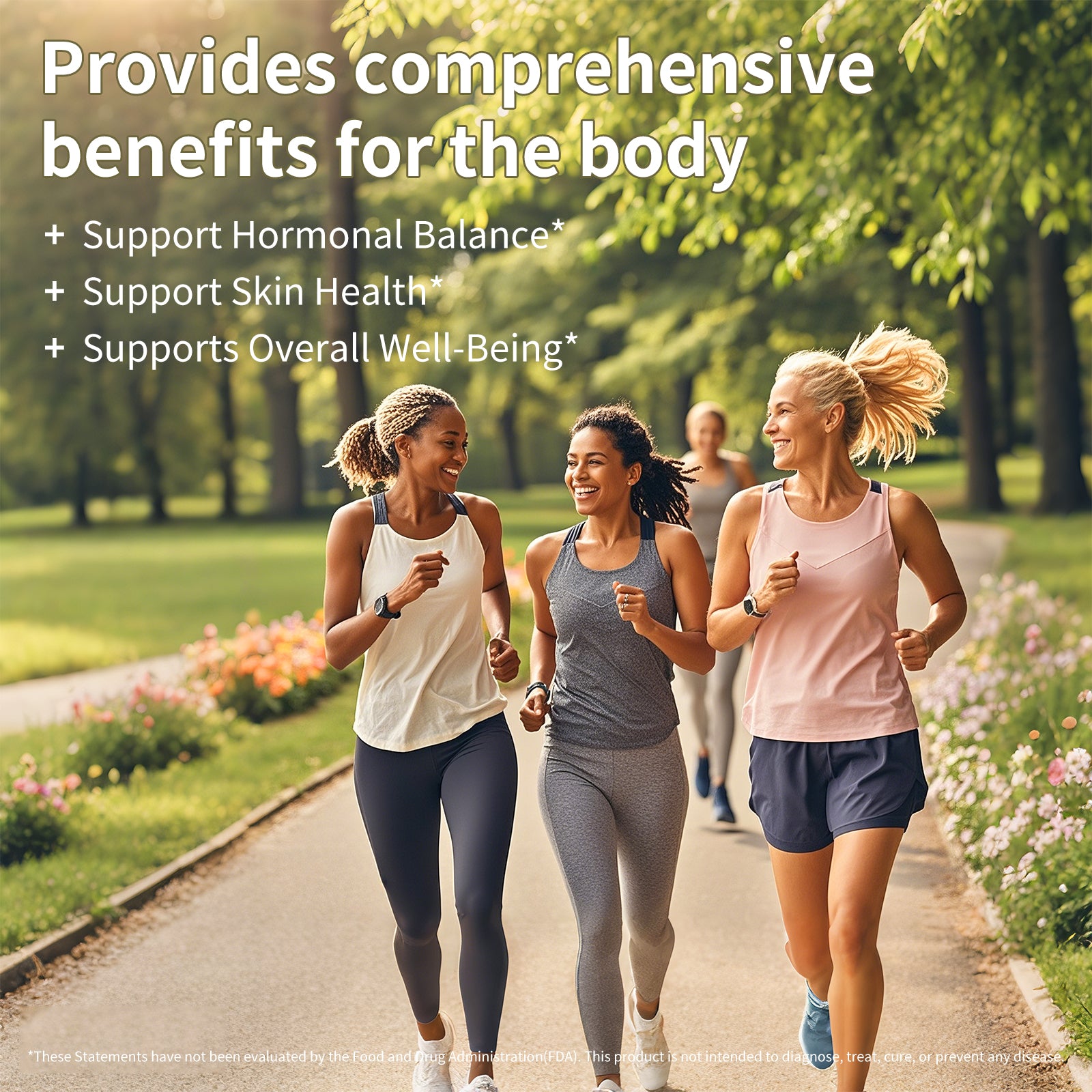 4-in-1 Women’s Hormonal Balance Complex Supplement | Rosehip, Pueraria & Evening Primrose with Soy Isoflavones | Menstrual Cycle, Menopause, Energy Level & Healthy Skin Support