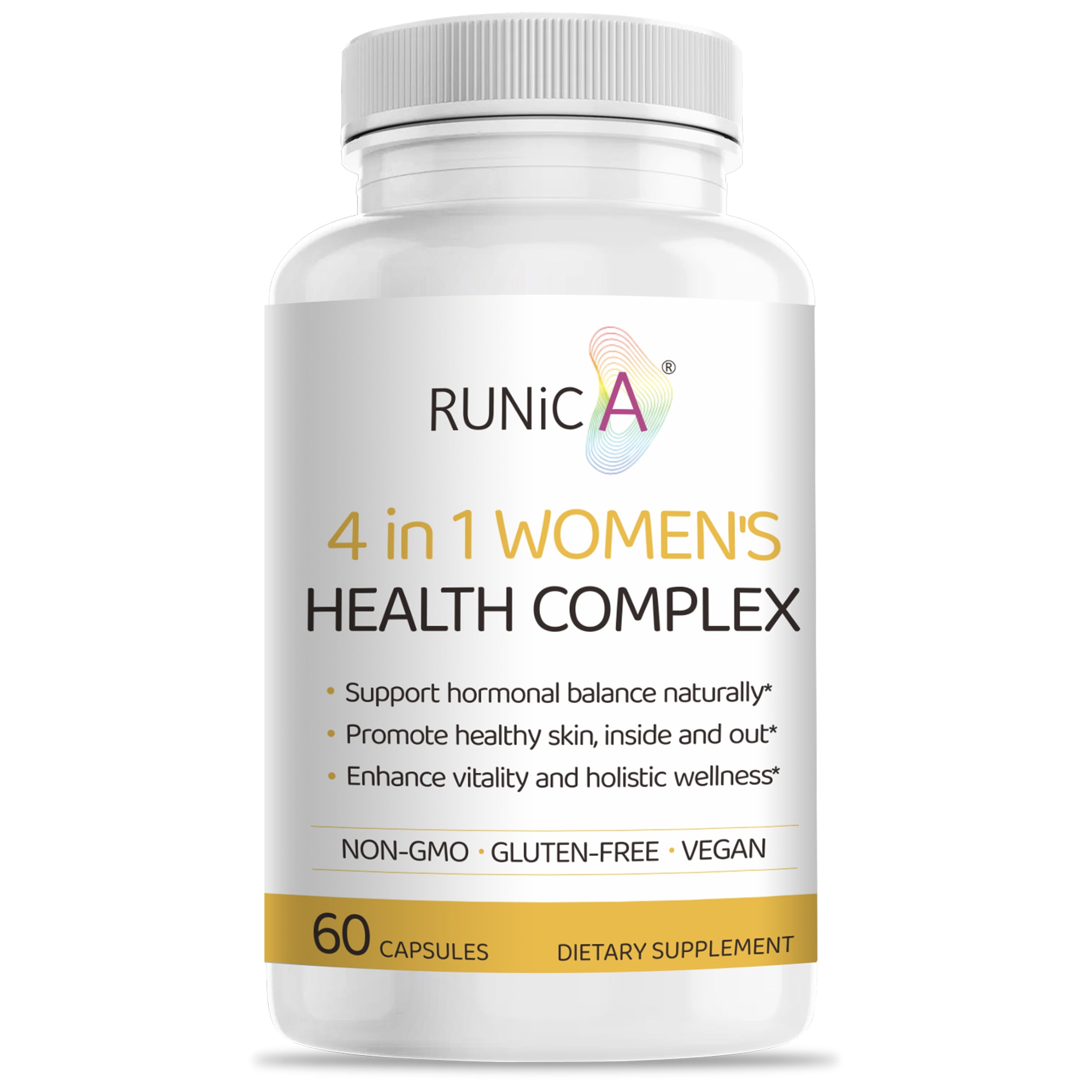4-in-1 Women’s Hormonal Balance Complex Supplement | Rosehip, Pueraria & Evening Primrose with Soy Isoflavones | Menstrual Cycle, Menopause, Energy Level & Healthy Skin Support