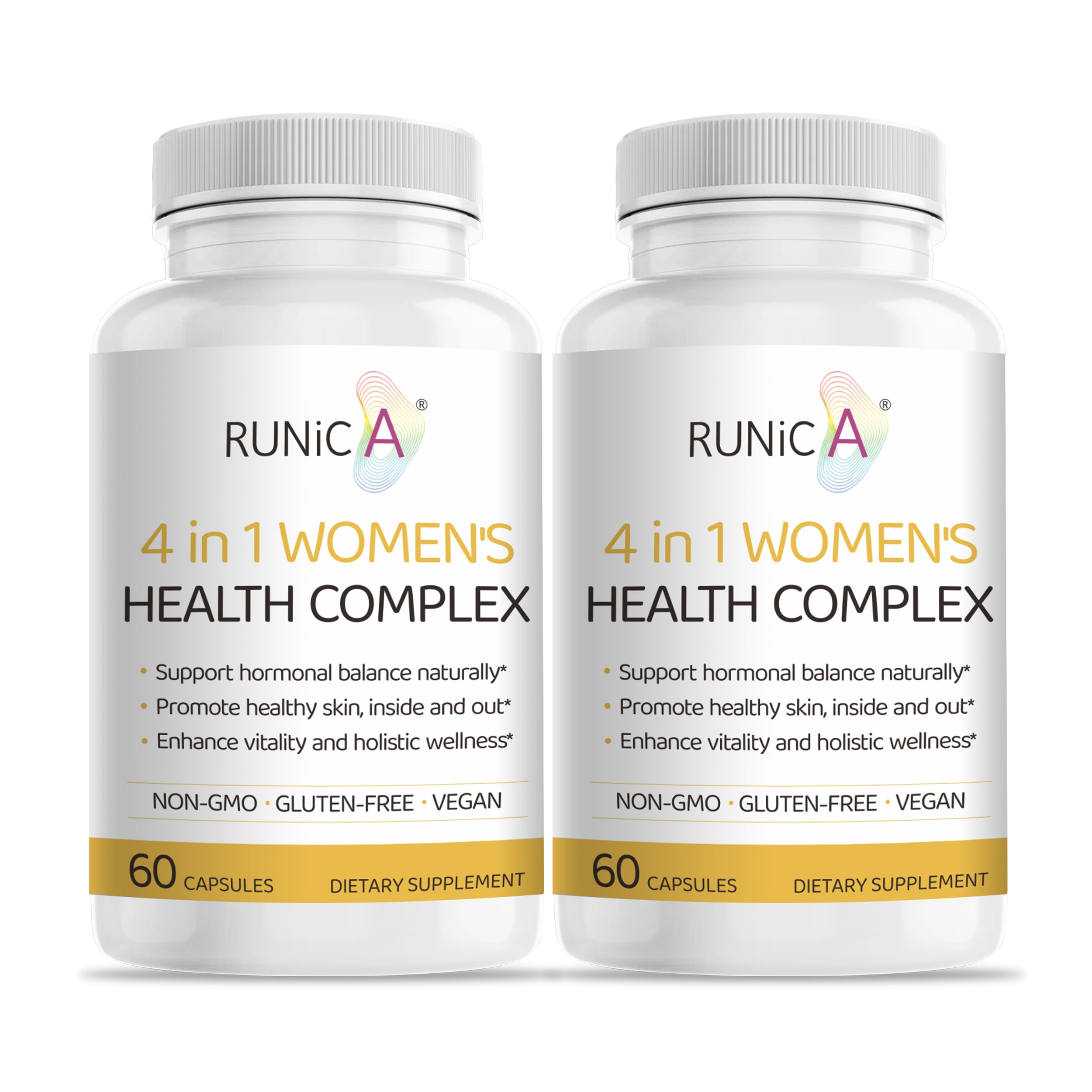 4-in-1 Women’s Hormonal Balance Complex Supplement | Rosehip, Pueraria & Evening Primrose with Soy Isoflavones | Menstrual Cycle, Menopause, Energy Level & Healthy Skin Support